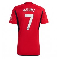 Camiseta Manchester United Mason Mount #7 Primera Equipación Replica 2023-24 mangas cortas